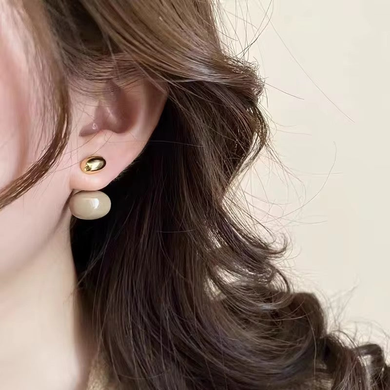 Retro Caramel Drop Earrings